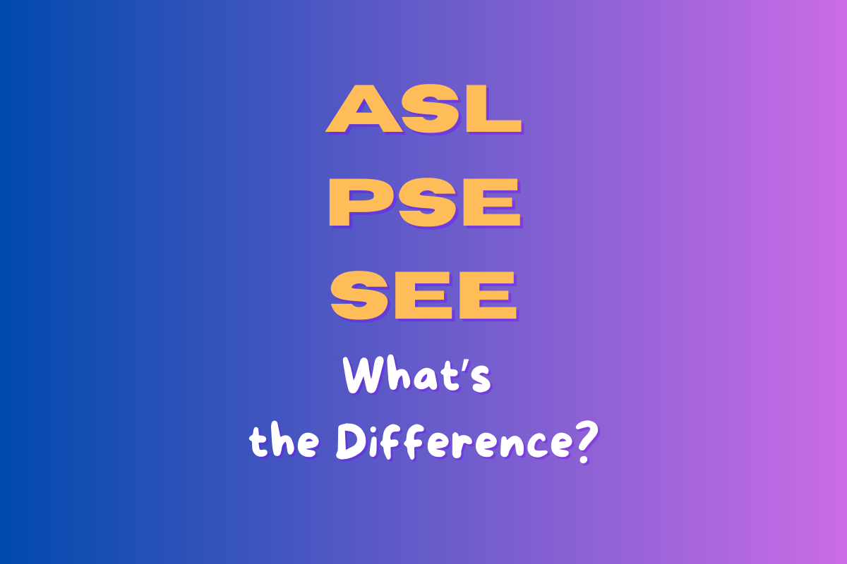 Difference Asl ASL vs PSE vs SEE: What’s the Difference? – Sound for Light