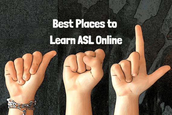 Best places to learn ASL online with hands signing the letters ASL